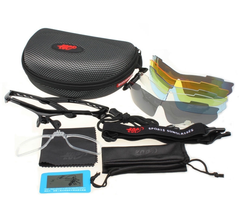 fietsbril zonnebril verwisselbare glazen