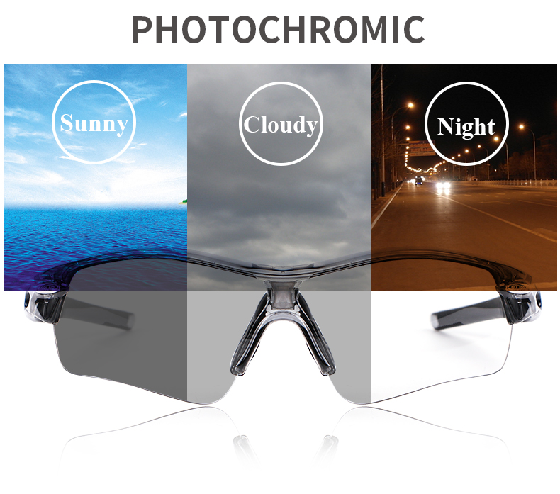 goedkope photochromic zonnebril voor de fiets